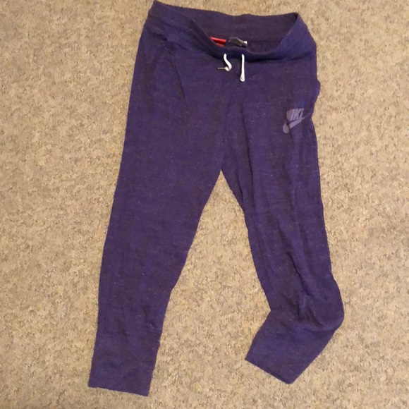 nike purple joggers